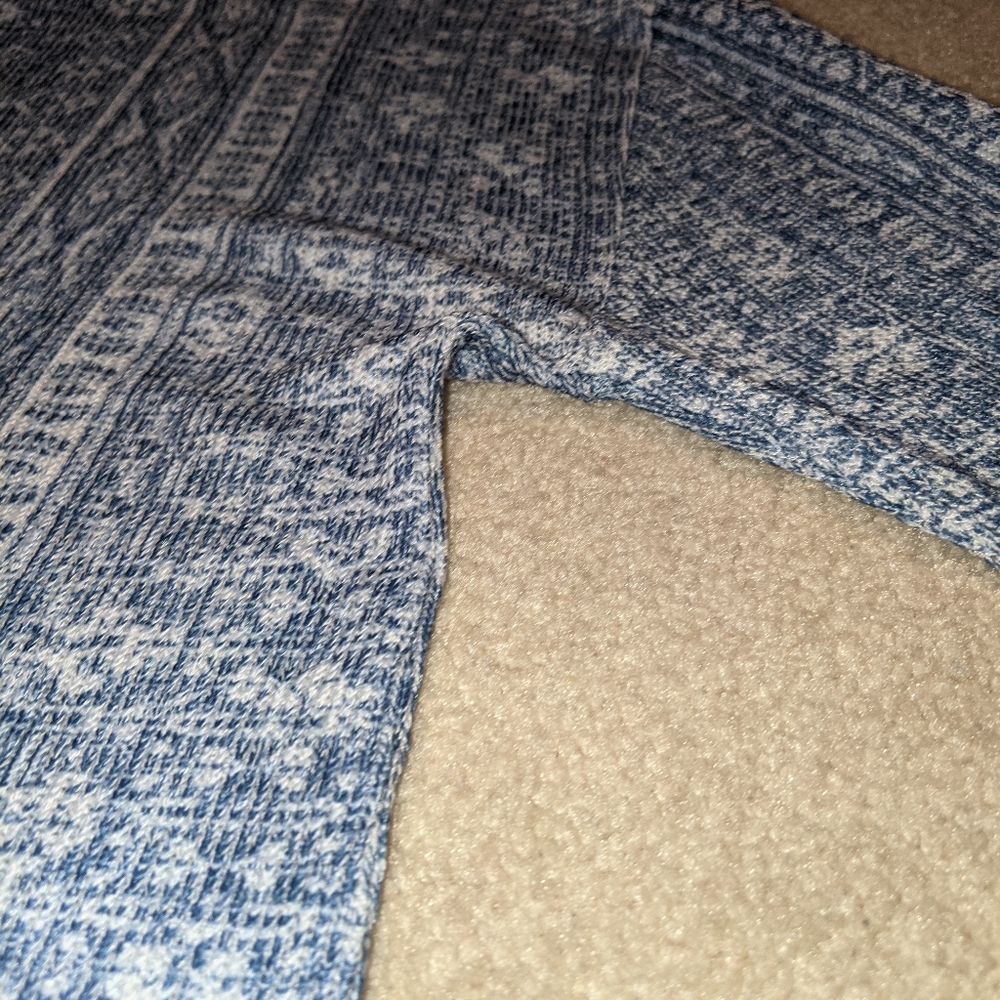 Kiara blue & white long sleeve top - Picture 7 of 15